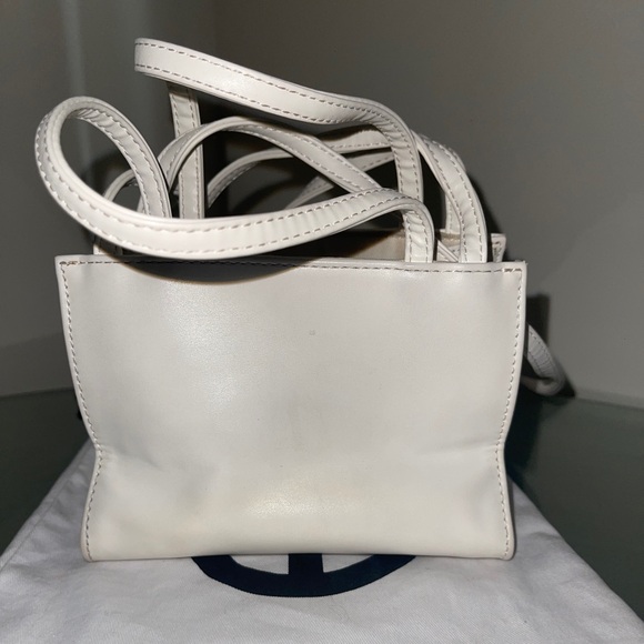 White Small Telfar Bag - Picture 3 of 4